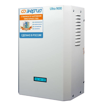 Однофазный стабилизатор напряжения Энергия Ultra 9000 - Стабилизаторы напряжения - Однофазные стабилизаторы напряжения 220 Вольт - Энергия Ultra - магазин электрооборудования amperomvolt.ru